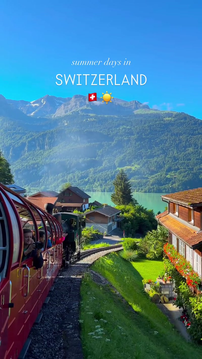 Travel photo of Swiss Alps, Switzerland showing scenic views and attractions