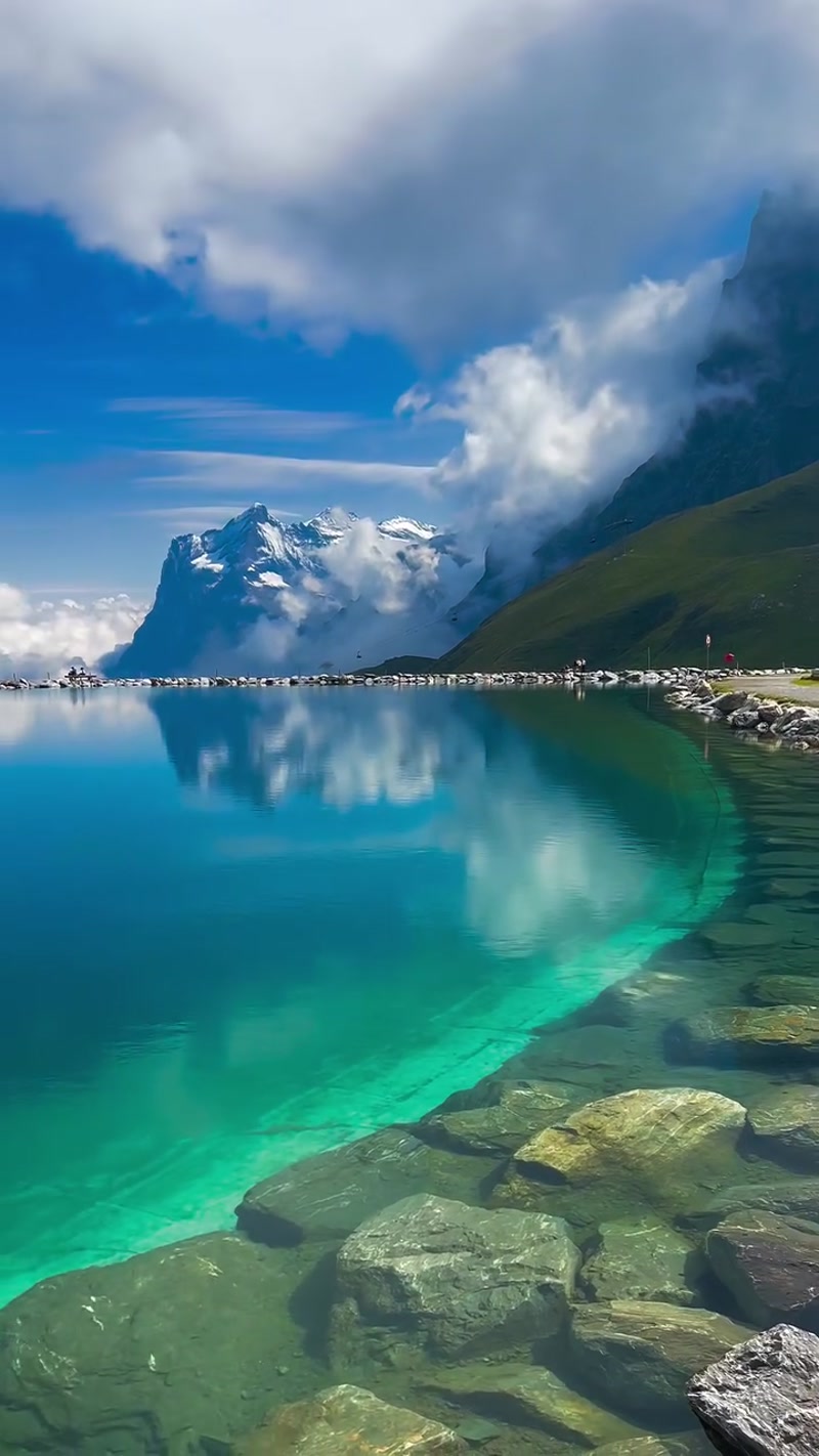 Travel photo of Fallbodensee, Jungfrau Region, Switzerland showing scenic views and attractions