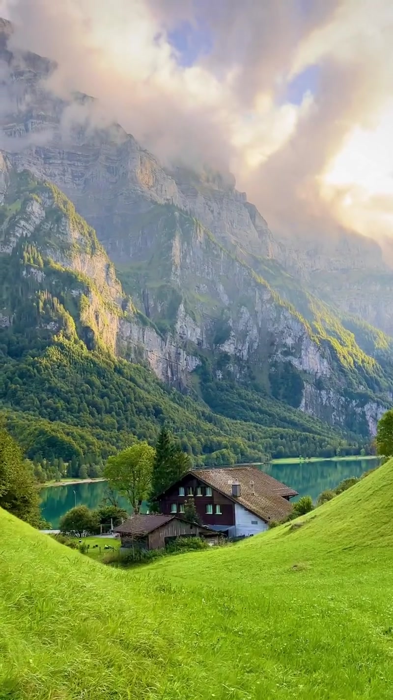 Travel photo of Lauterbrunnen Valley, Swiss Alps, Switzerland showing scenic views and attractions