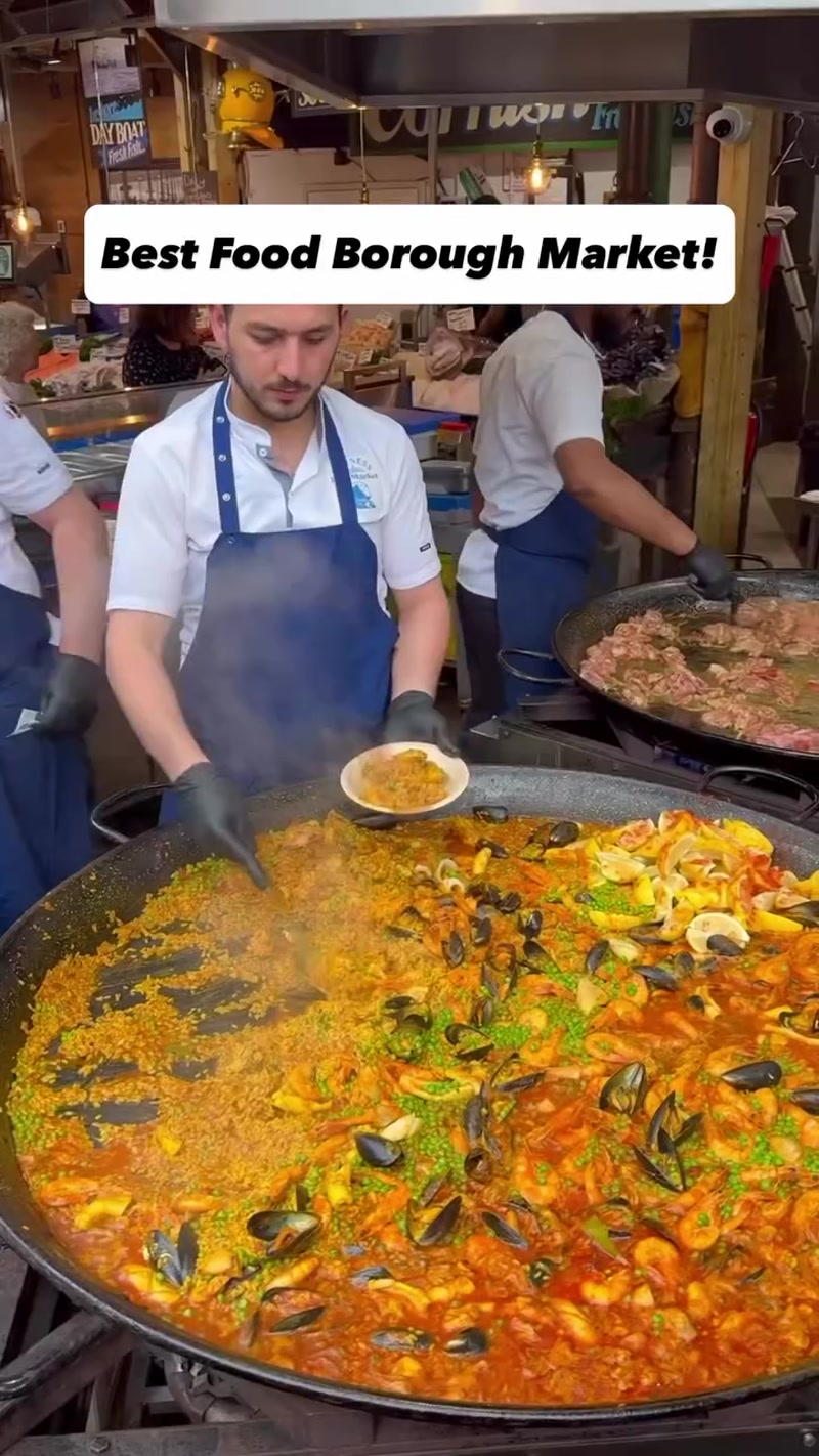 Travel photo of Borough Market, London, United Kingdom showing scenic views and attractions