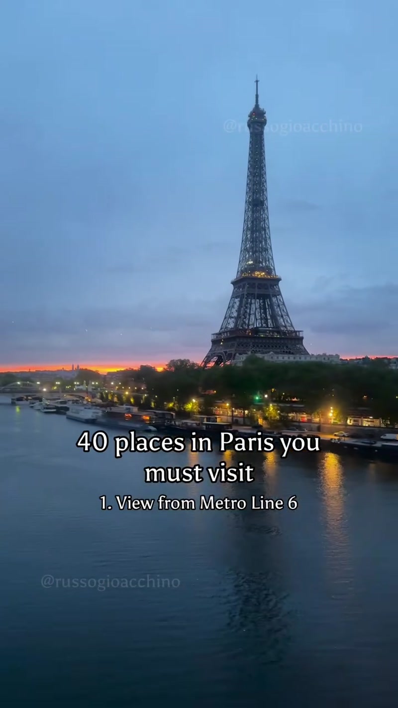 Travel photo of Paris, France showing scenic views and attractions