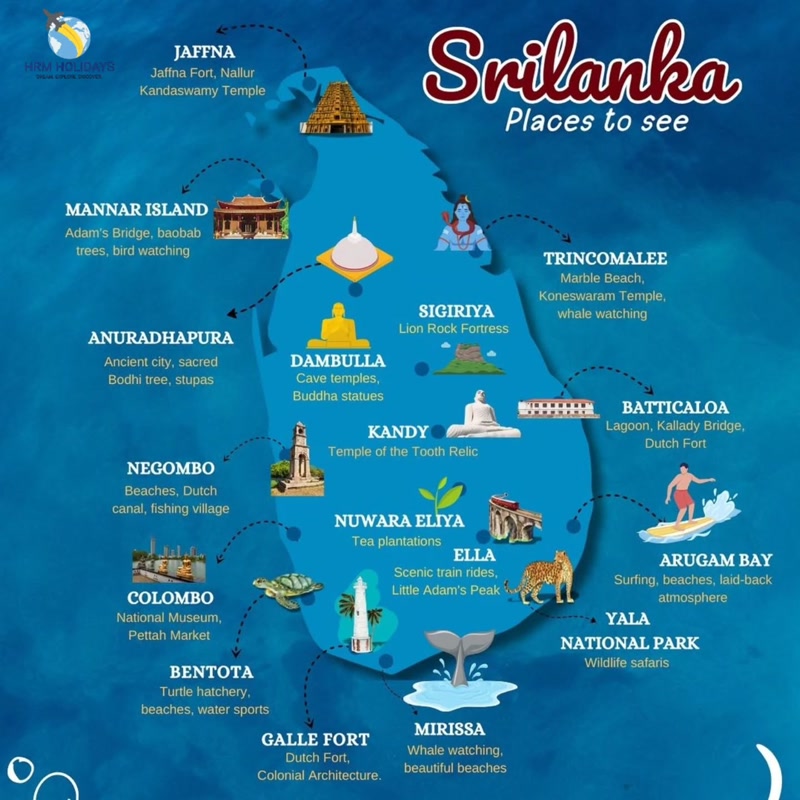 Travel photo of Sri Lanka showing scenic views and attractions